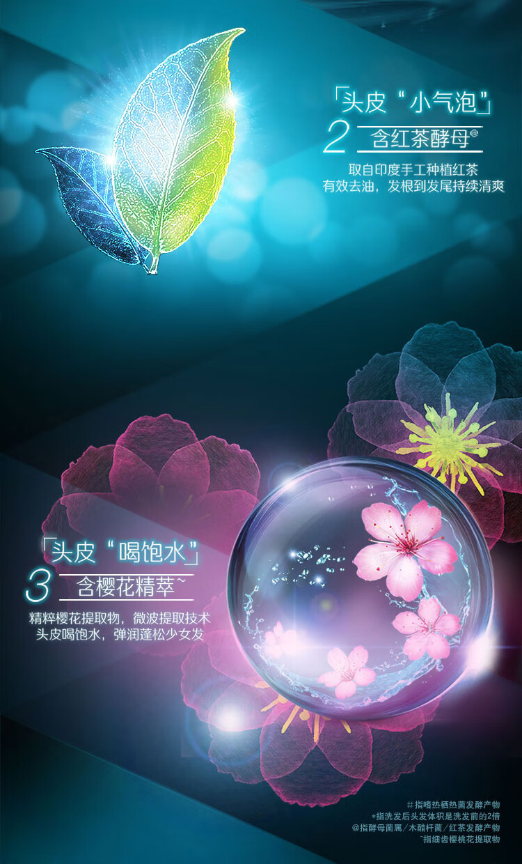 清扬 植觉头皮蓬松型电商组套 (380X2+100X2)g（新老包装随机发货）