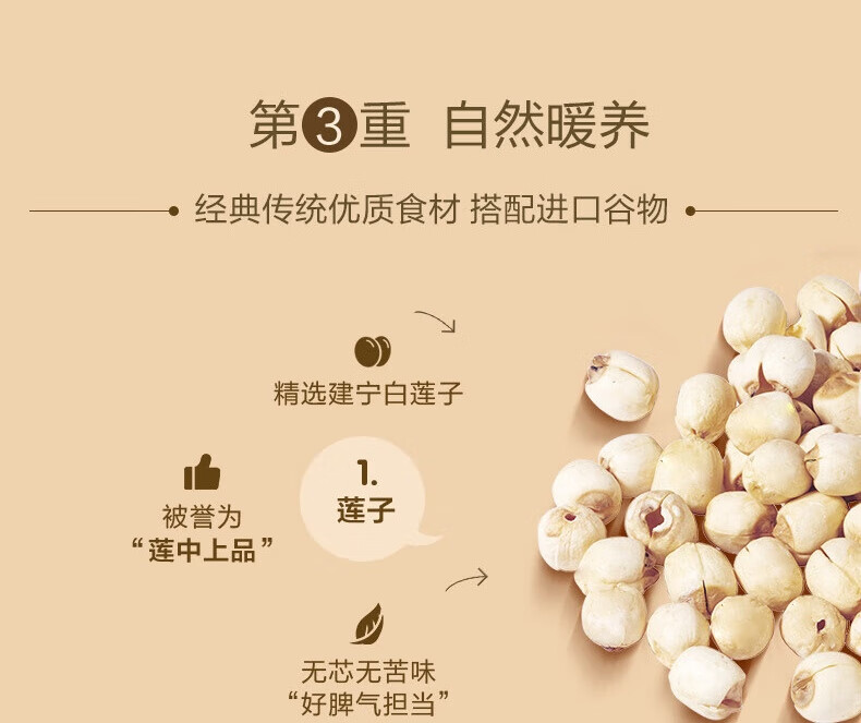 五谷磨房食养早餐山药薏米芡实粉320g（32gx10）
