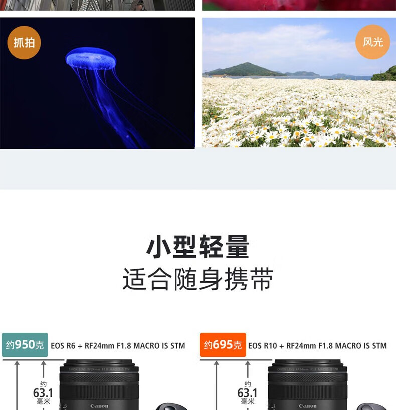 佳能（Canon）RF镜头 全画幅EOS-R用全画幅镜头 镜头镜头 RF50mm F1.2 L USM