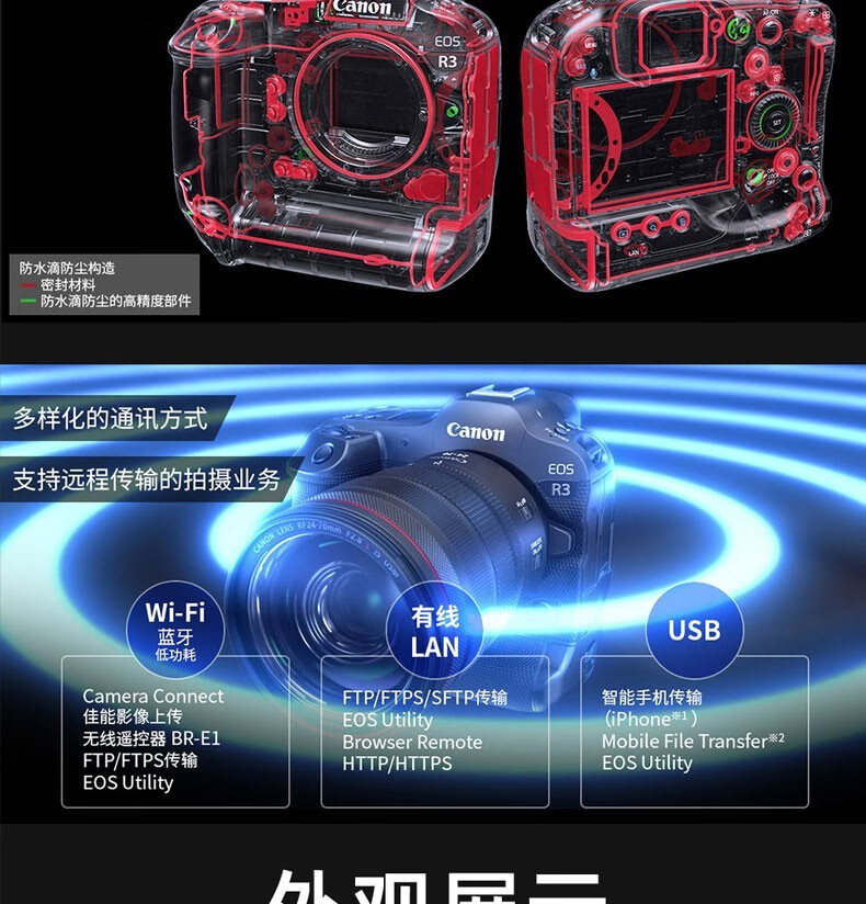 佳能（Canon）RF镜头 全画幅EOS-R用全画幅镜头 镜头镜头 RF50mm F1.8 STM