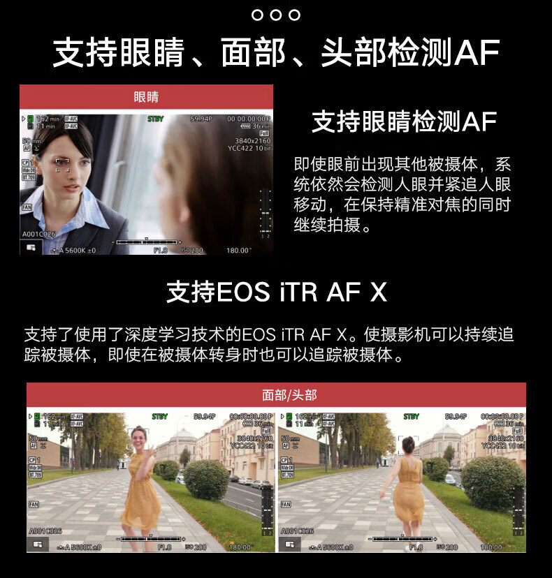 佳能（Canon）EOS R5C全画幅8K Cinema EOS电影摄影机 相机 EOS R5C单机身 官方标配