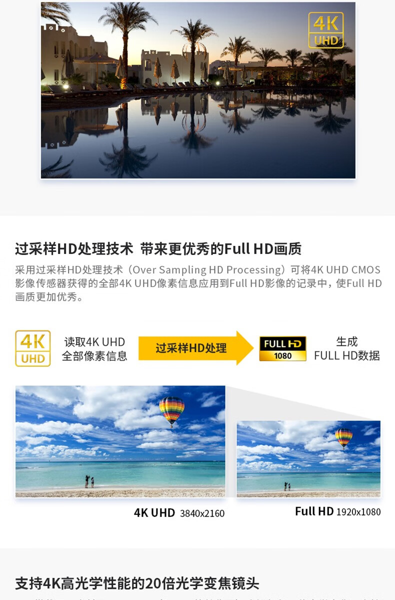 佳能（Canon）会议数码摄像机4K高清记录 手持式摄录一体机 家用采访DV高端摄像机 LEGRIA HF G50 官方标配
