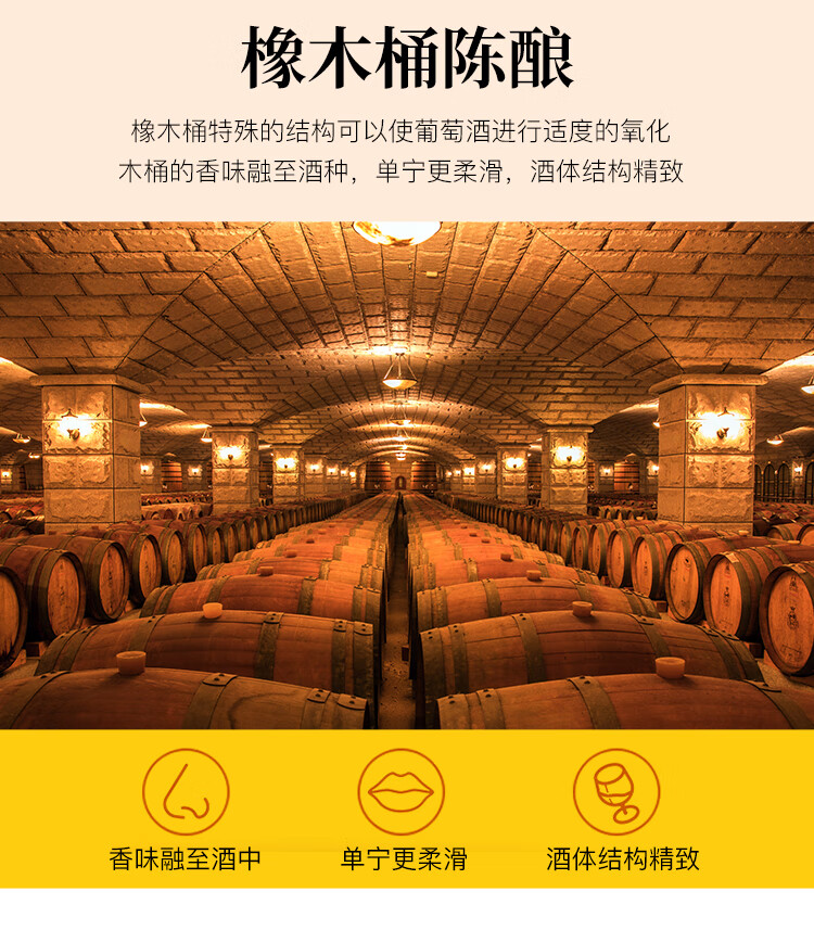 张裕先锋 智利进口科帕尔赤霞珠干红葡萄酒 750ml*6瓶