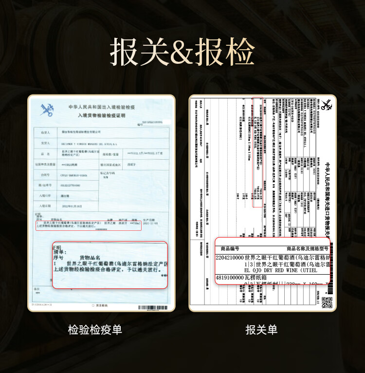 张裕先锋 世界之眼进口干红葡萄酒 750ml*6瓶