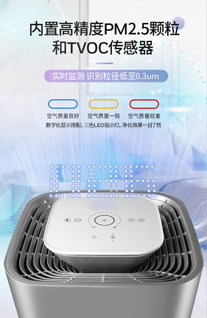 霍尼韦尔 空气消毒机 异味空气净化器 KJ620F-J22S
