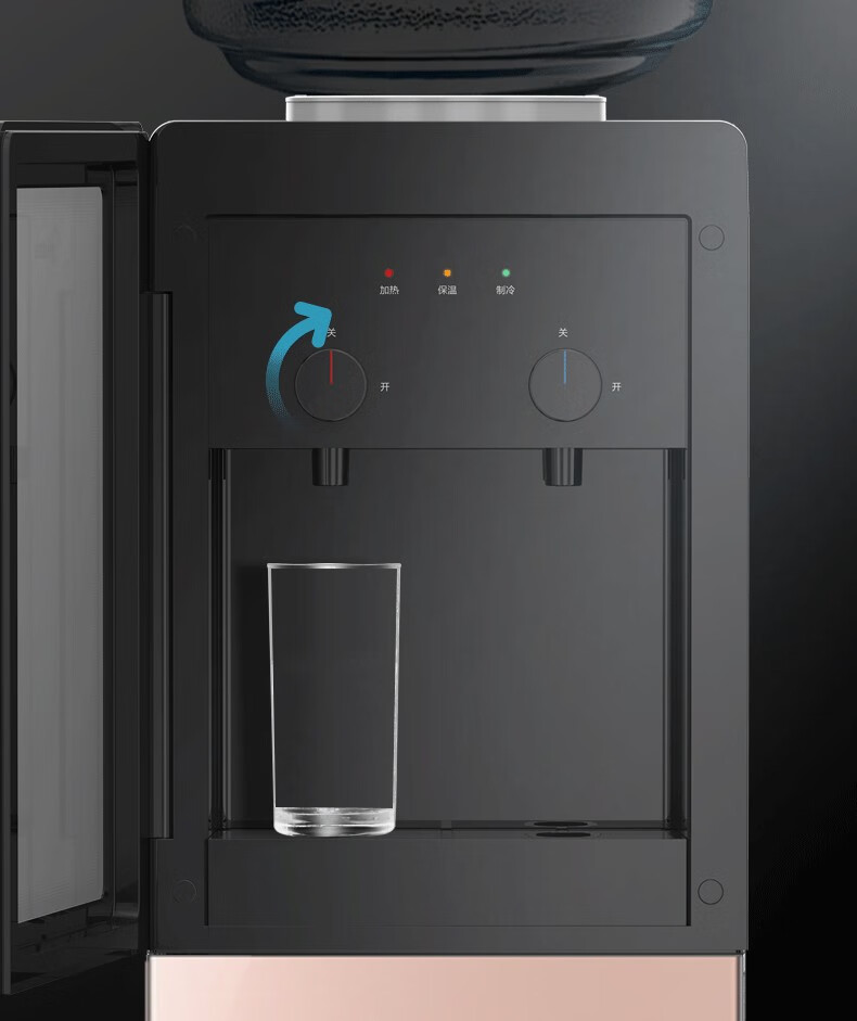 Midea 美的饮水机家用桶装水立式办公室冷热两用饮水器YD1616S-X