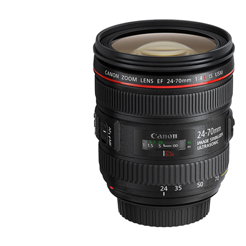 佳能（Canon）标准变焦镜头 佳能单反相机镜头 佳能EF24-70 F4L IS USM小三元