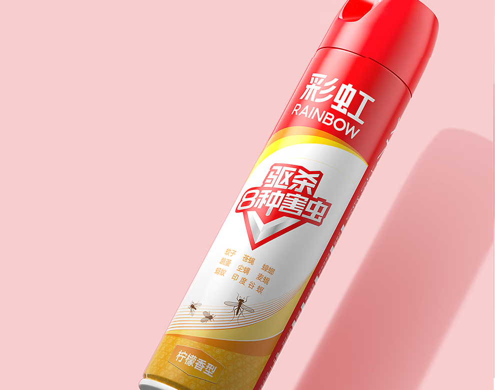 彩虹 家庭驱蚊套装 (蚊香液竹节器+杀虫气雾剂柠檬味+彩虹驱蚊液)