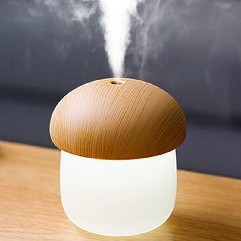 几素加湿器小型家用办公室卧室补水喷雾usb便携式夜灯JM02