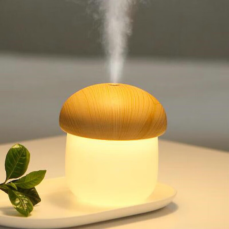 几素加湿器小型家用办公室卧室补水喷雾usb便携式夜灯JM02