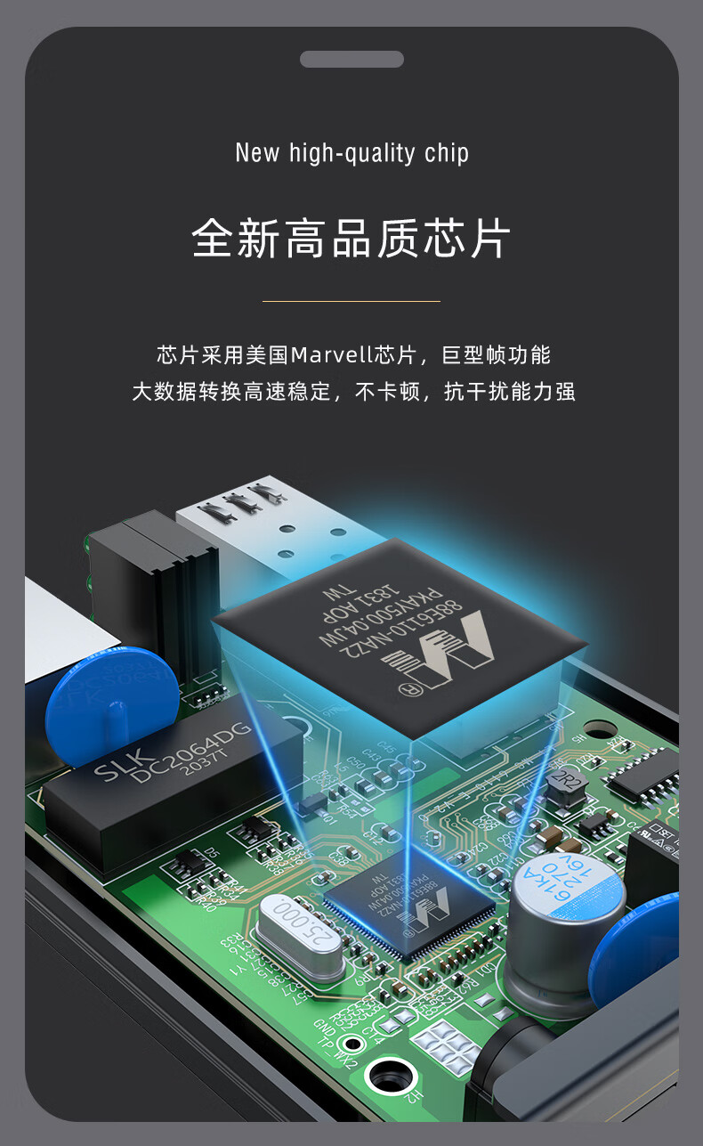胜为（shengwei）千兆光纤收发器 SFP光电转换器 电信级不含光模块 一对 FC-212AB
