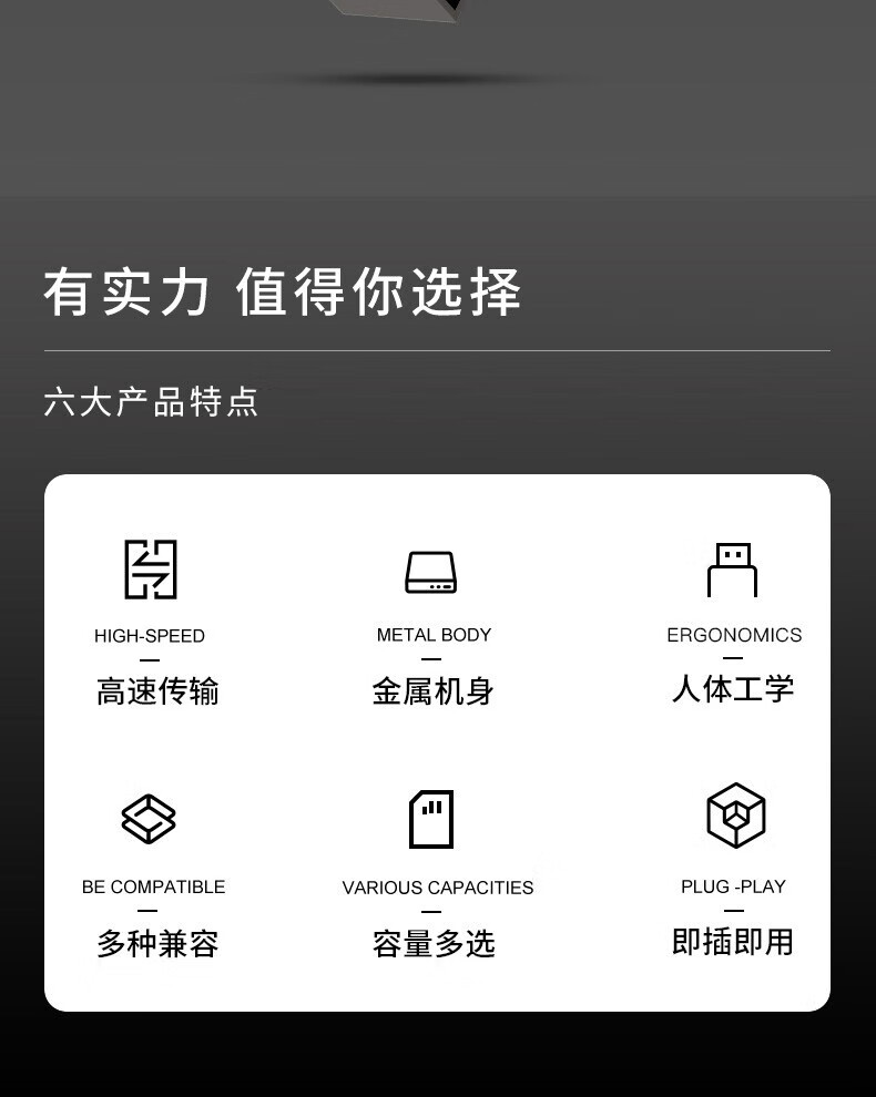 联想（ThinkPad） TU180 PRO 移动固态U盘 500G（灰） 36006063