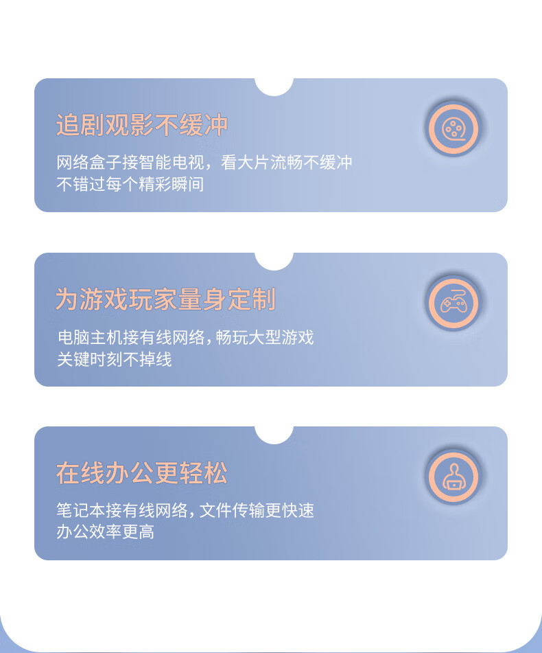胜为（shengwei）六类网线CAT6类千兆高速网络连接线电脑宽带监控成品跳线8芯双绞线 1.5米(LC-6015C) 3个装