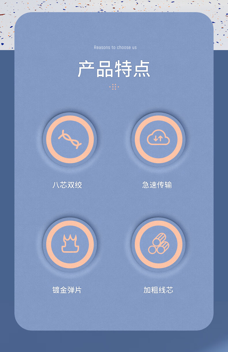 胜为（shengwei）六类网线CAT6类千兆高速网络连接线电脑宽带监控成品跳线8芯双绞线 1.5米(LC-6015C) 3个装