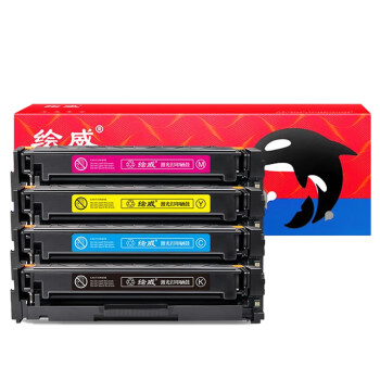 绘威 CF510A 204A硒鼓 四色 适用惠普/HP M154nw M154a M180 M180nw M180n M181 M181fw打印机 4支/套