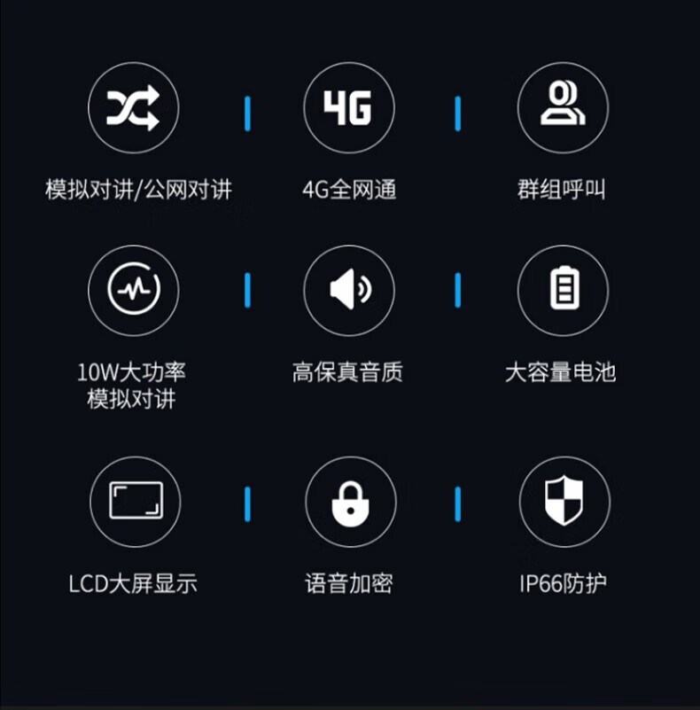 中洽（zchat）CAT3800ND 公网对讲机 国产全自主 全国通对讲机 5000公里 4G全网通