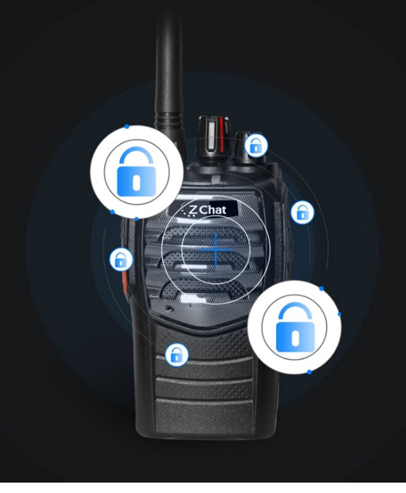 中洽（zchat）ZEK6800 对讲机 国产全自主 大功率远距离长待机 抗干扰无线手台