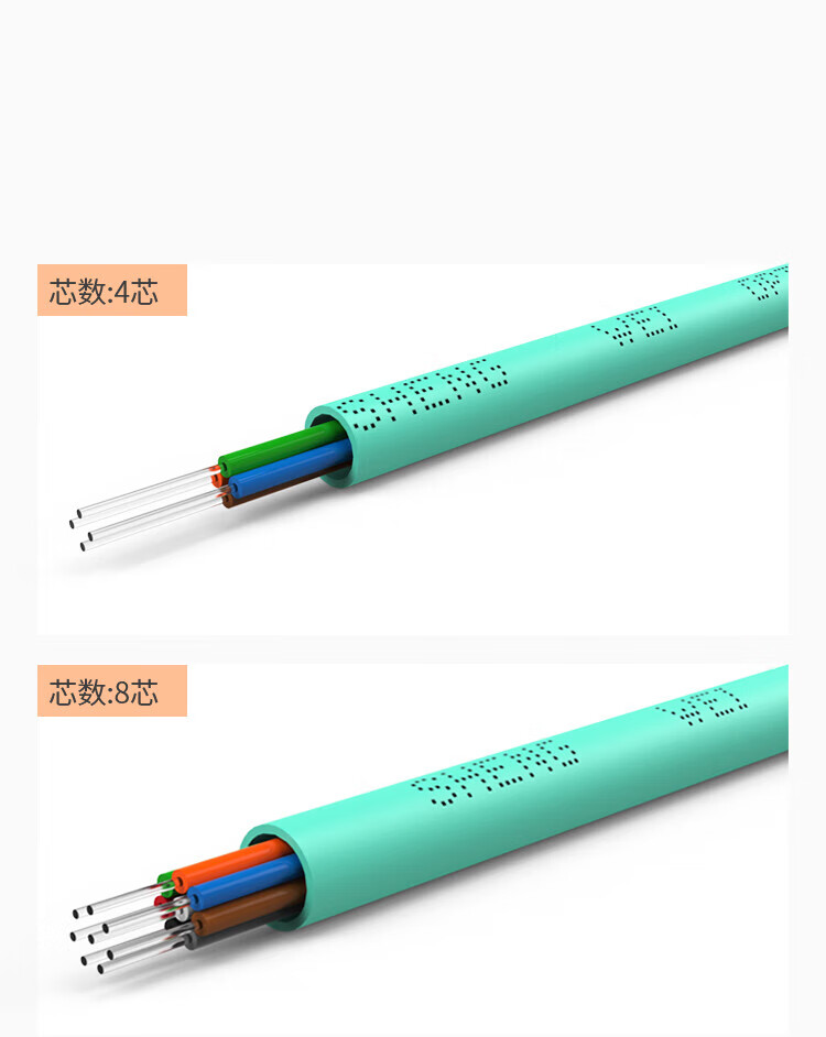 胜为（shengwei）12芯万兆网线多模室内光纤光缆 OM3-150 GJFJV/GJFJH 100米束状软光缆 FMO-IH-12C-150