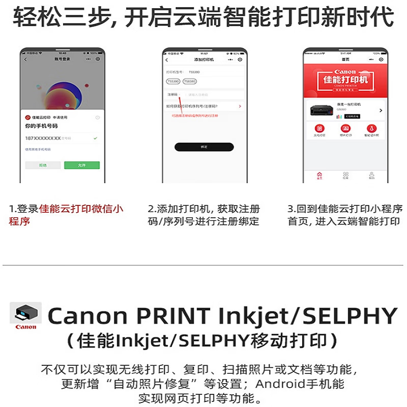 佳能（Canon）加墨式高容量商用 单功能打印机(自动双面/大印量） GX5080