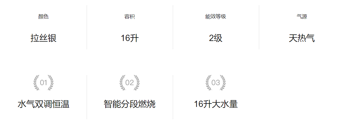 海尔（Haier）JSQ30-16J(12T)强排式即热16升燃气热水器 紫色 (单位：台)