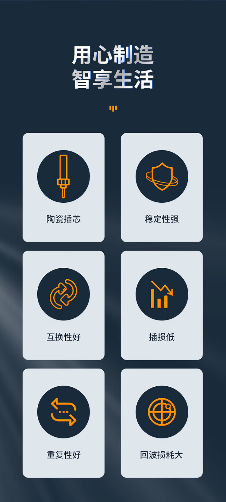 胜为（shengwei）光纤适配器10个装 工程电信级 光纤耦合器法兰盘 LC-LC 光纤网络跳线延长对接头 OCL-1010