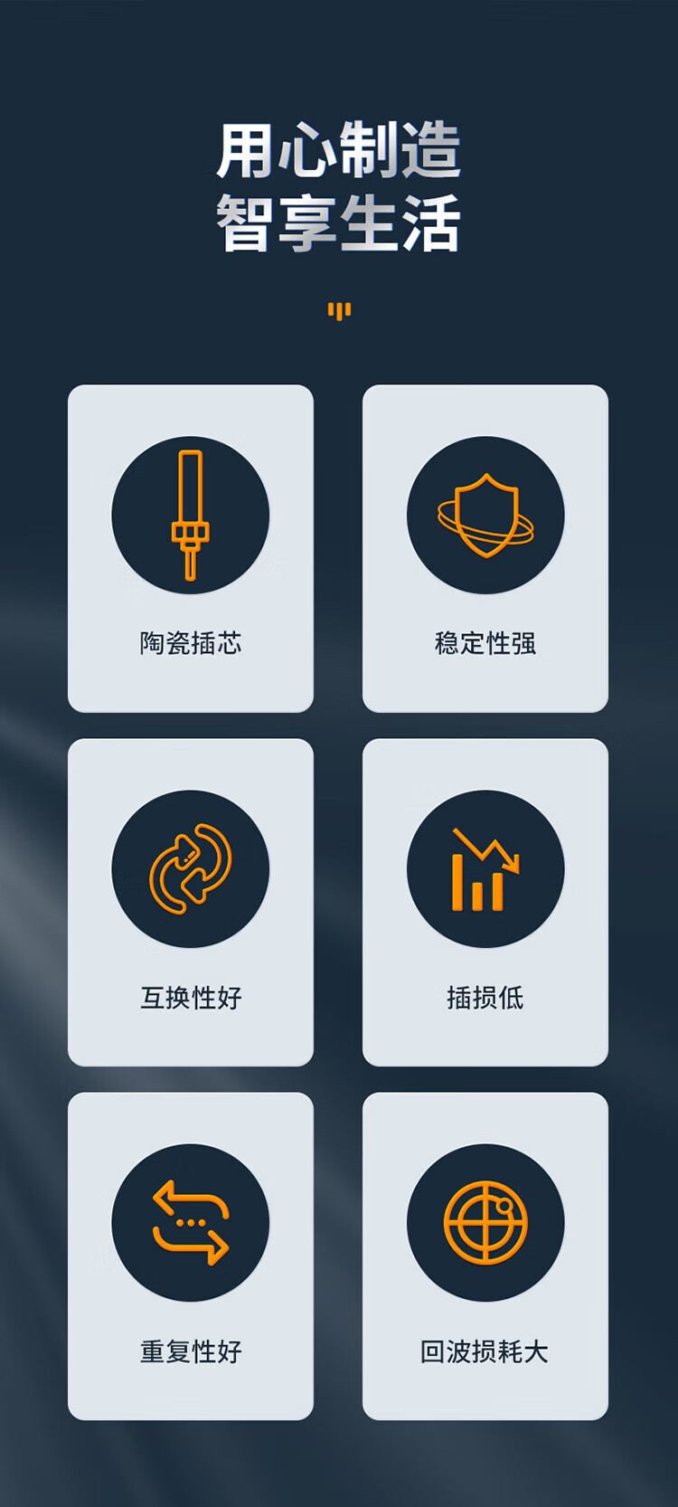 胜为（shengwei）光纤适配器10个装 工程电信级 光纤耦合器法兰盘 ST-ST 光纤网络跳线延长对接头OCT-1010