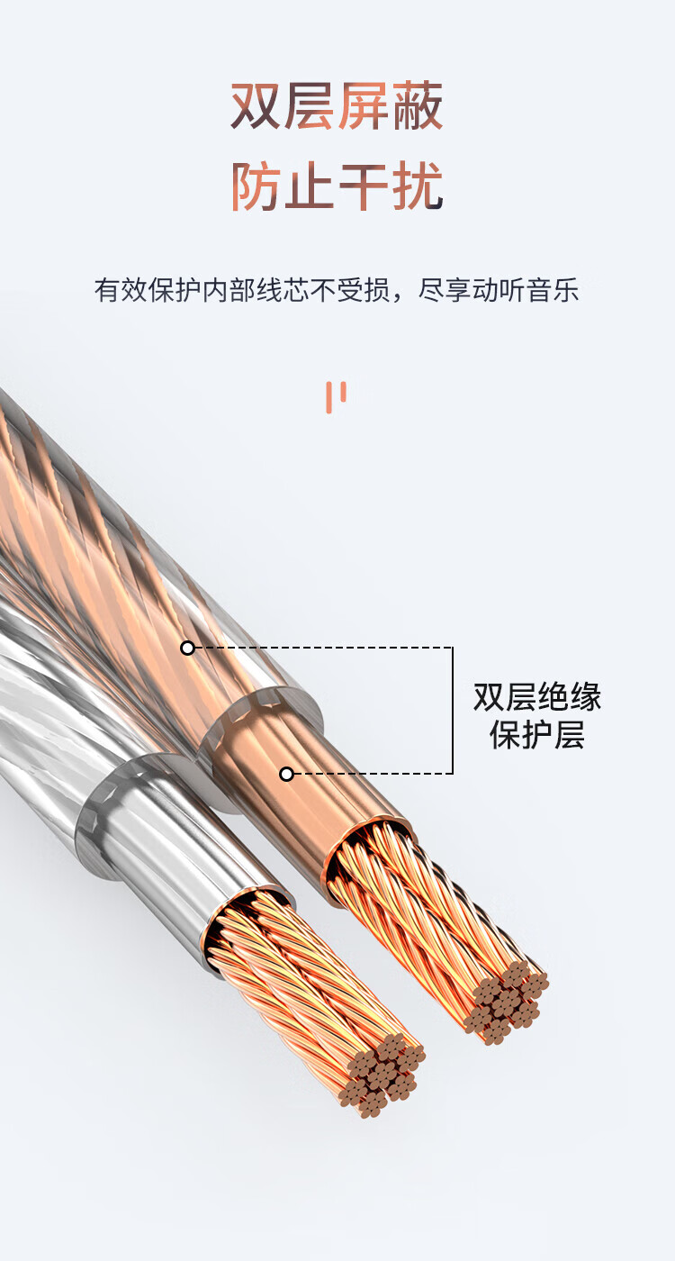 胜为（shengwei）发烧级音箱线 音频线 音响线 喇叭线功放车载线增强型屏蔽抗干扰纯铜200芯50米 CYX2050A