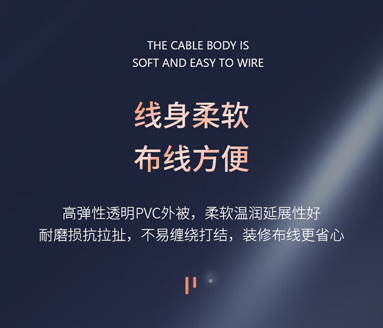 胜为（shengwei）发烧级音箱线 音频线 音响线 喇叭线功放车载线增强型屏蔽抗干扰纯铜200芯100米CYX2100A