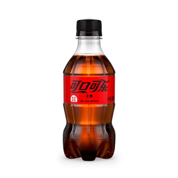 可口可乐 汽水碳酸饮料 无糖可乐PET300ML/*12瓶 新老包装随机发货