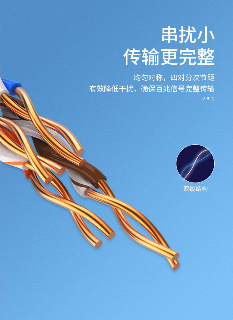 胜为（shengwei）工程超五类网线【福禄克版0.5纯铜线芯】非屏蔽CAT5E类网络布线双绞线305米/箱 CLC-5305A