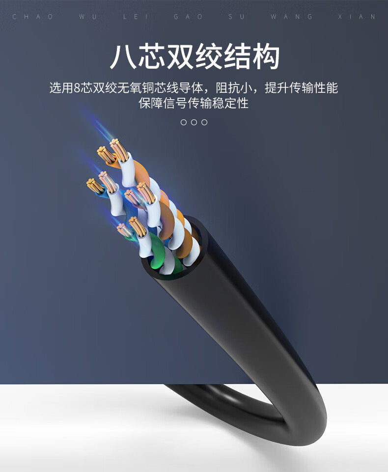 胜为（shengwei）超五类网线CAT5e类百兆双绞线工程笔记本宽带路由器监控网络跳线 2米(ALC2020C) 3个装