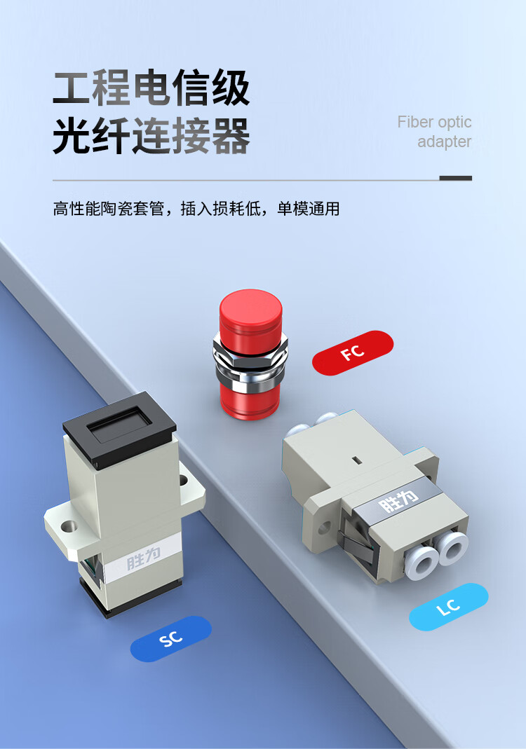 胜为（shengwei）光纤终端盒 FC24口多模62.5/125满配尾纤光缆熔接盒通用光纤续接盘配线架FBO-124F-M