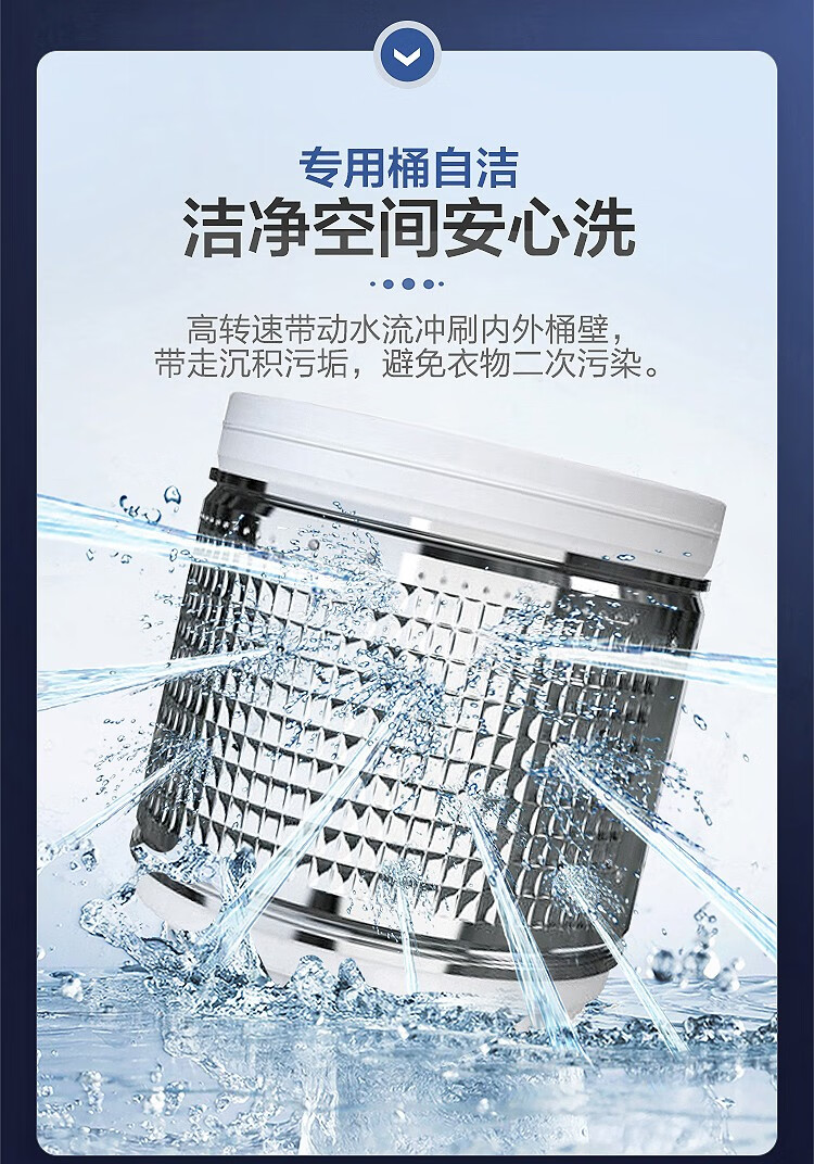 海尔（Haier）8KG公斤波轮全自动节能桶自洁洗脱一体 中途添衣自编程家用租房宿舍洗衣机 水电分离XQB80-M208
