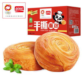 盼盼 手撕面包 点心酵母面包代餐零食早餐软面包 1000g/箱