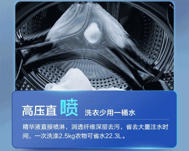 海尔（Haier）洗衣机滚筒洗烘一体直驱变频智能投放10公斤大容量家用超薄手机WIFI操控 G100168HBD14LSU1