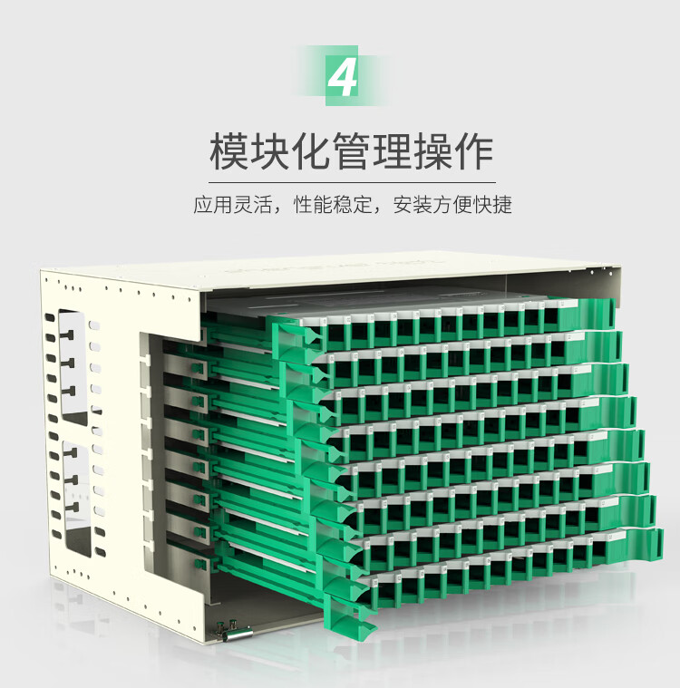 胜为（shengwei）96口ODF光纤配线架/子框/单元体空盘 标准19英寸推拉式光纤机架式终端盒 ODF-1096K