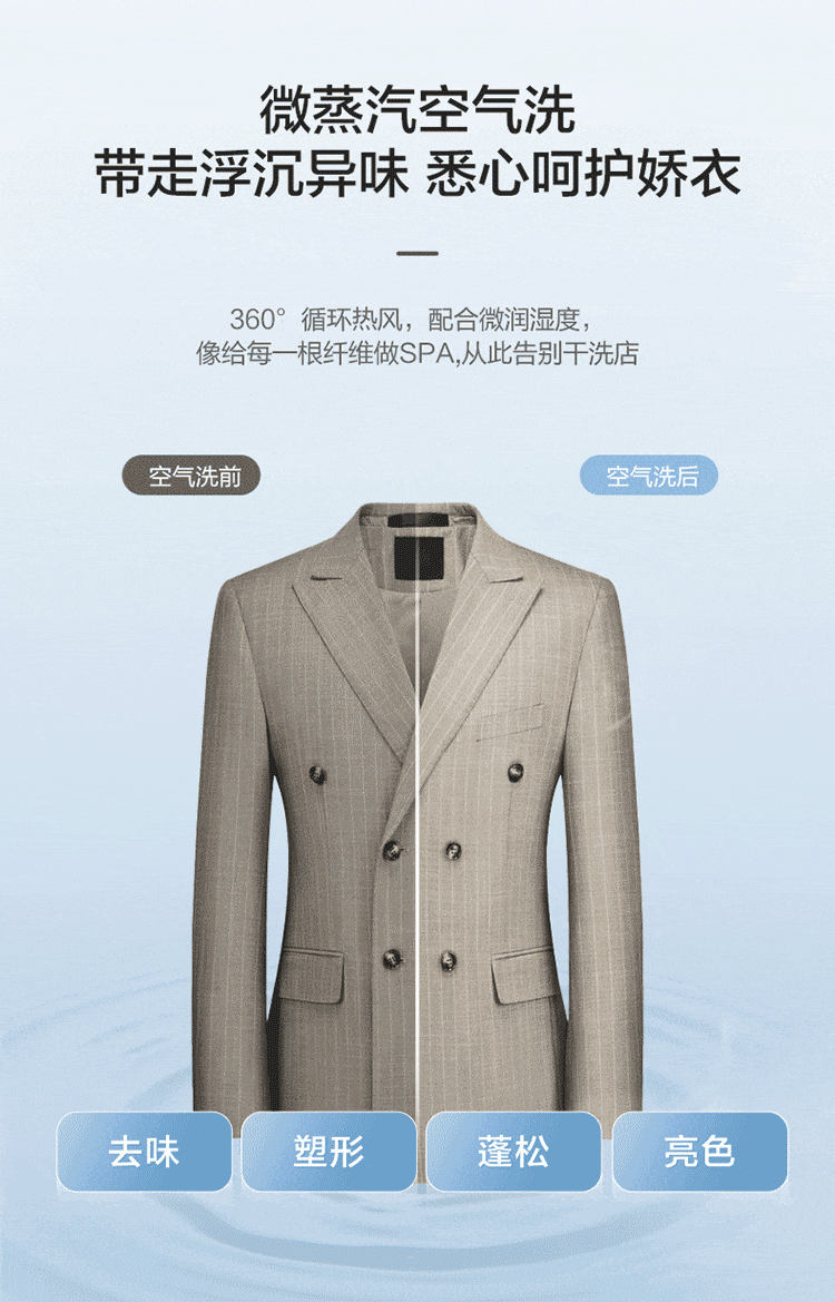 海尔（Haier）滚筒洗衣机全自动 母婴双筒分区洗 变频电机4+9公斤洗烘一体微蒸空气洗XQGF130-HB1258U1