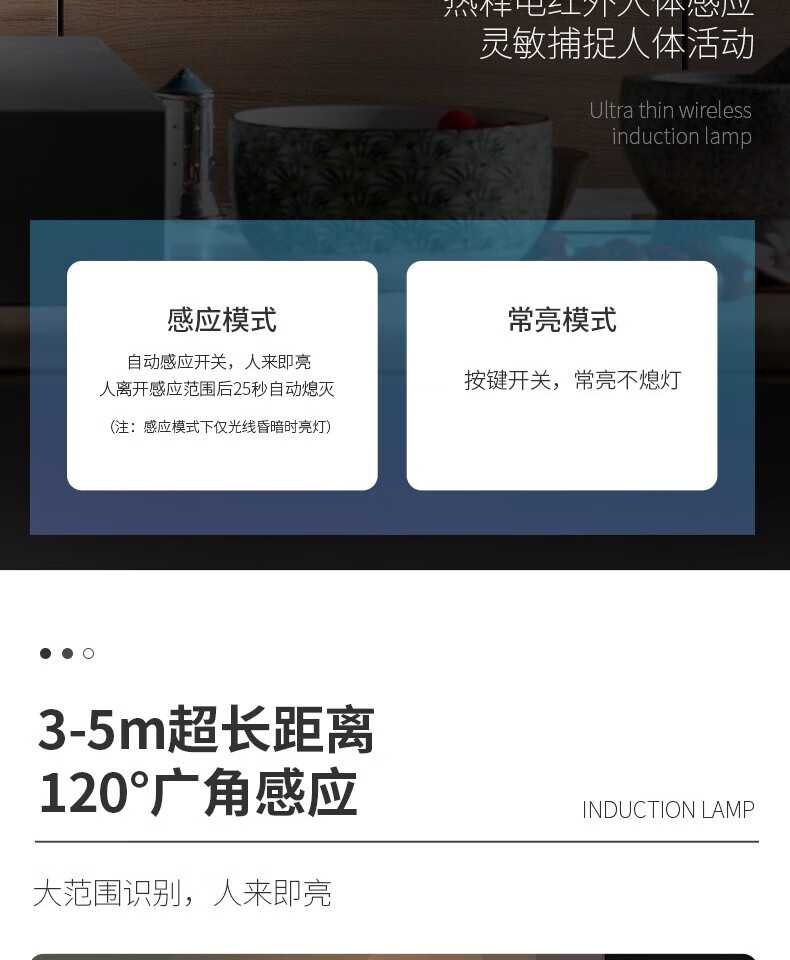 颐电 智能led人体感应灯 AD-0054