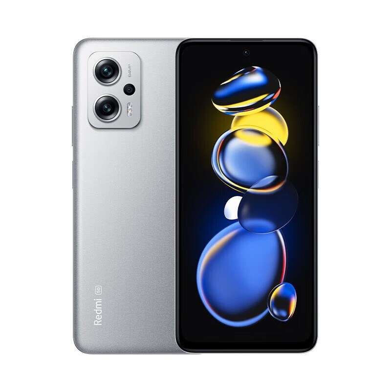 小米 Redmi 红米Note11tpro 5G手机 天玑8100 144HzLCD旗舰直屏 原子银 8GB+512GB