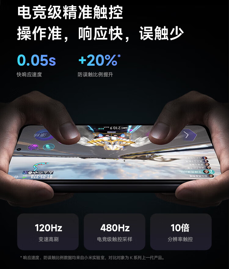 小米 Redmi K60 Pro 第二代骁龙8处理器 2K高光屏 IMX800相机 120W秒充 12GB+256GB 幽芒 小米红米5G