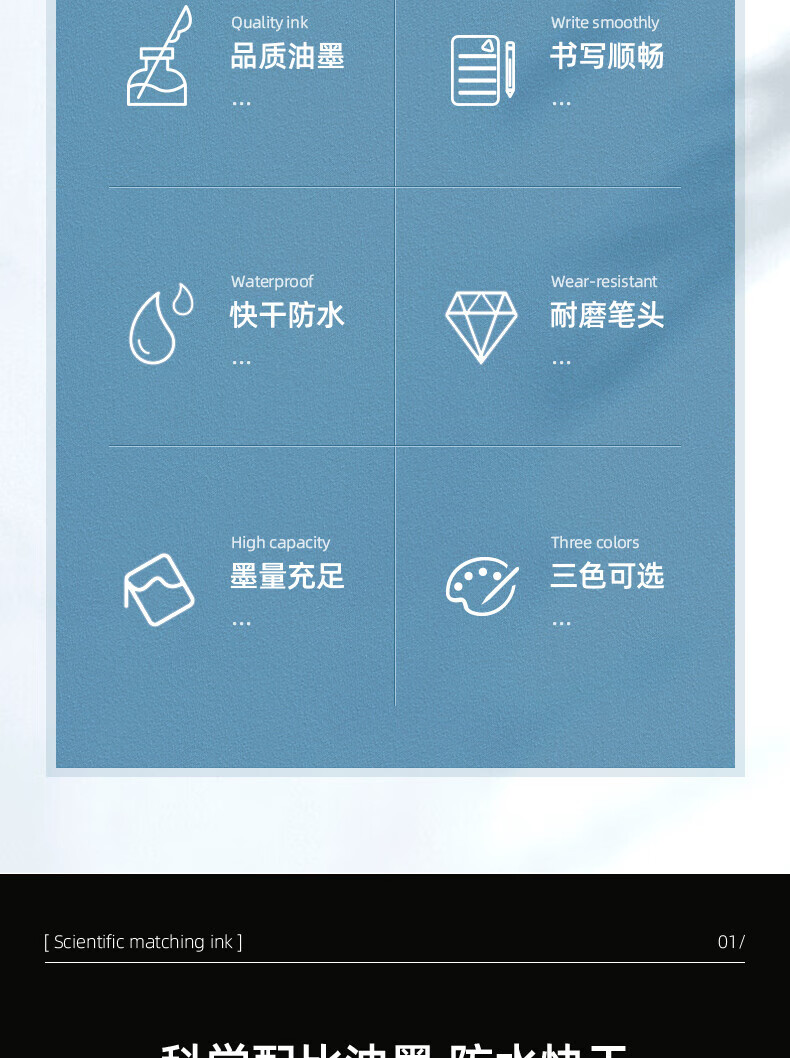 得力 (deli)油性粗头记号笔 物流大头笔 签名笔马克笔 红色 10支/盒 S550
