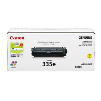 佳能（Canon）原装标准容量黄色硒鼓（适用LBP841C/842C/843C机型）约7400页CRG335E Y 低容黄色