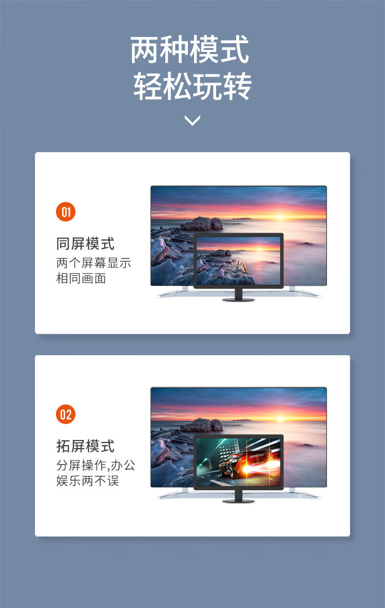 胜为（shengwei）DP转HDMI转接头 4K高清公对母接口displayport电脑笔记本电视投影仪视频连接线WMN24002