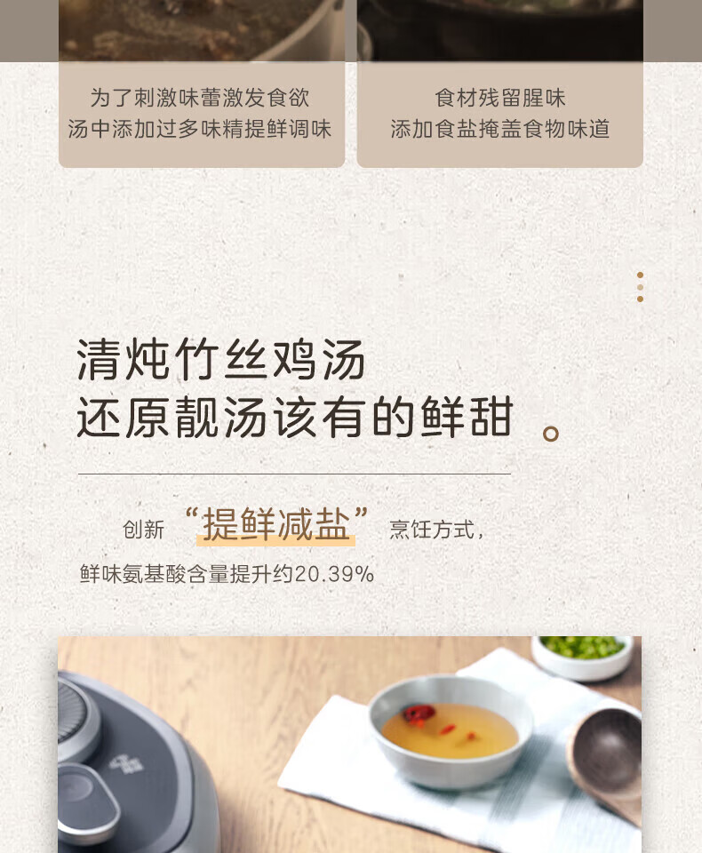 Midea电压力锅家用5L家用不锈钢内胆底盘加热MY-EYL5040多功能防溢