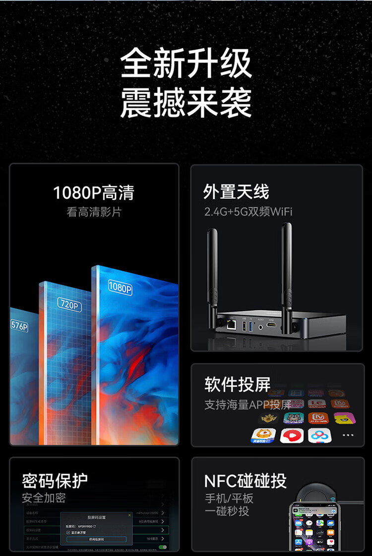 胜为（shengwei）HDMI高清会议同屏器传输器 适用电脑手机平板电视连接显示器投影仪发射器DHU0002A