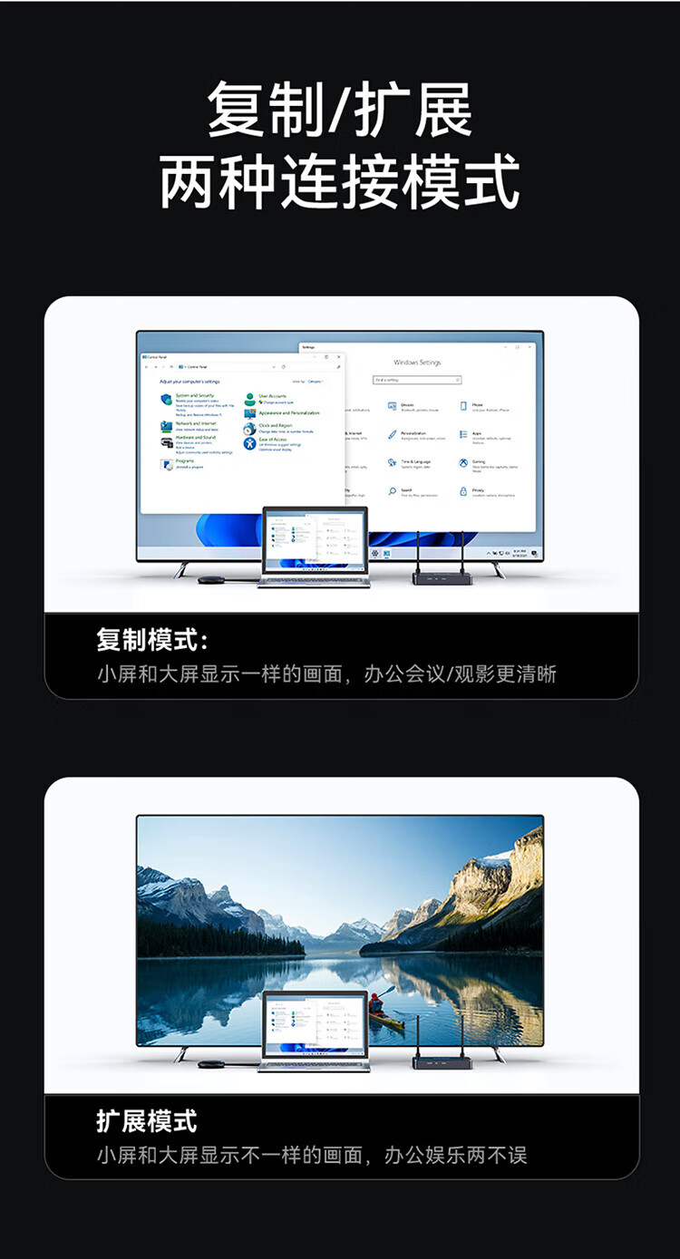 胜为（shengwei）HDMI高清会议同屏器传输器 适用电脑手机平板电视连接显示器投影仪发射器DHU0002A
