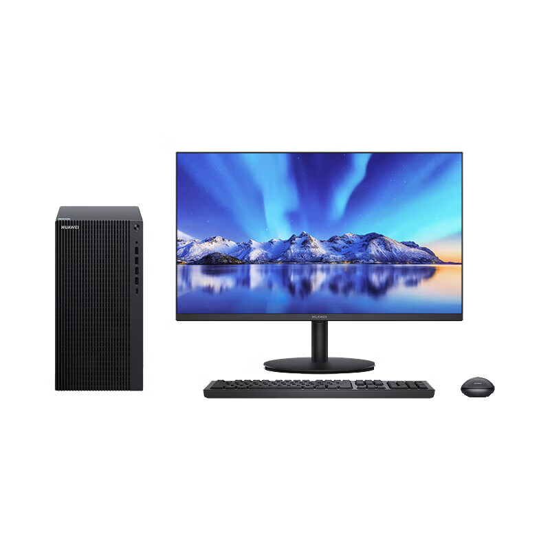 华为（HUAWEI）擎云B730 高性能 商用办公台式电脑i5-12400/8G/512G/GT730/WIN11 H/23.8英寸显示器 定制