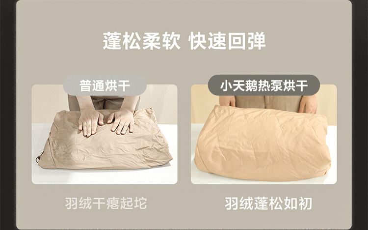 小天鹅（LittleSwan）烘干机家用 干衣机 热泵式紫外线 衣干即停 快烘20分钟 10公斤TH100VTH35