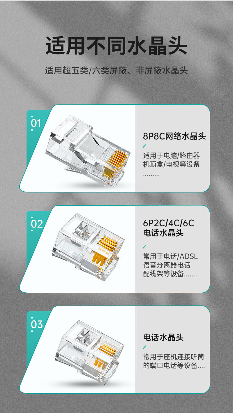 SAMZHE 山泽网线钳网络电话水晶头压线钳两用多功能带省力棘轮剥剪线钳子压接水晶头工具SZ-2068