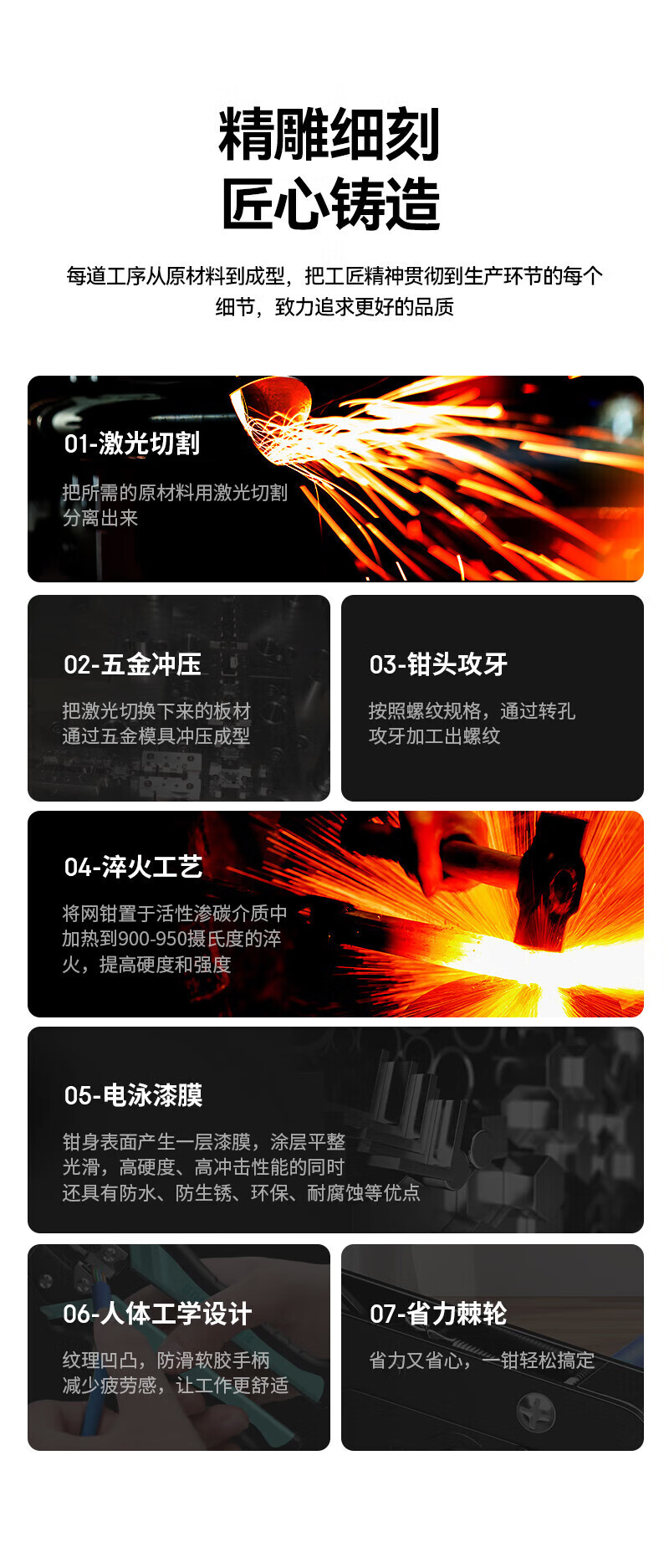 SAMZHE 山泽网线钳网络电话水晶头压线钳两用多功能带省力棘轮剥剪线钳子压接水晶头工具SZ-2068